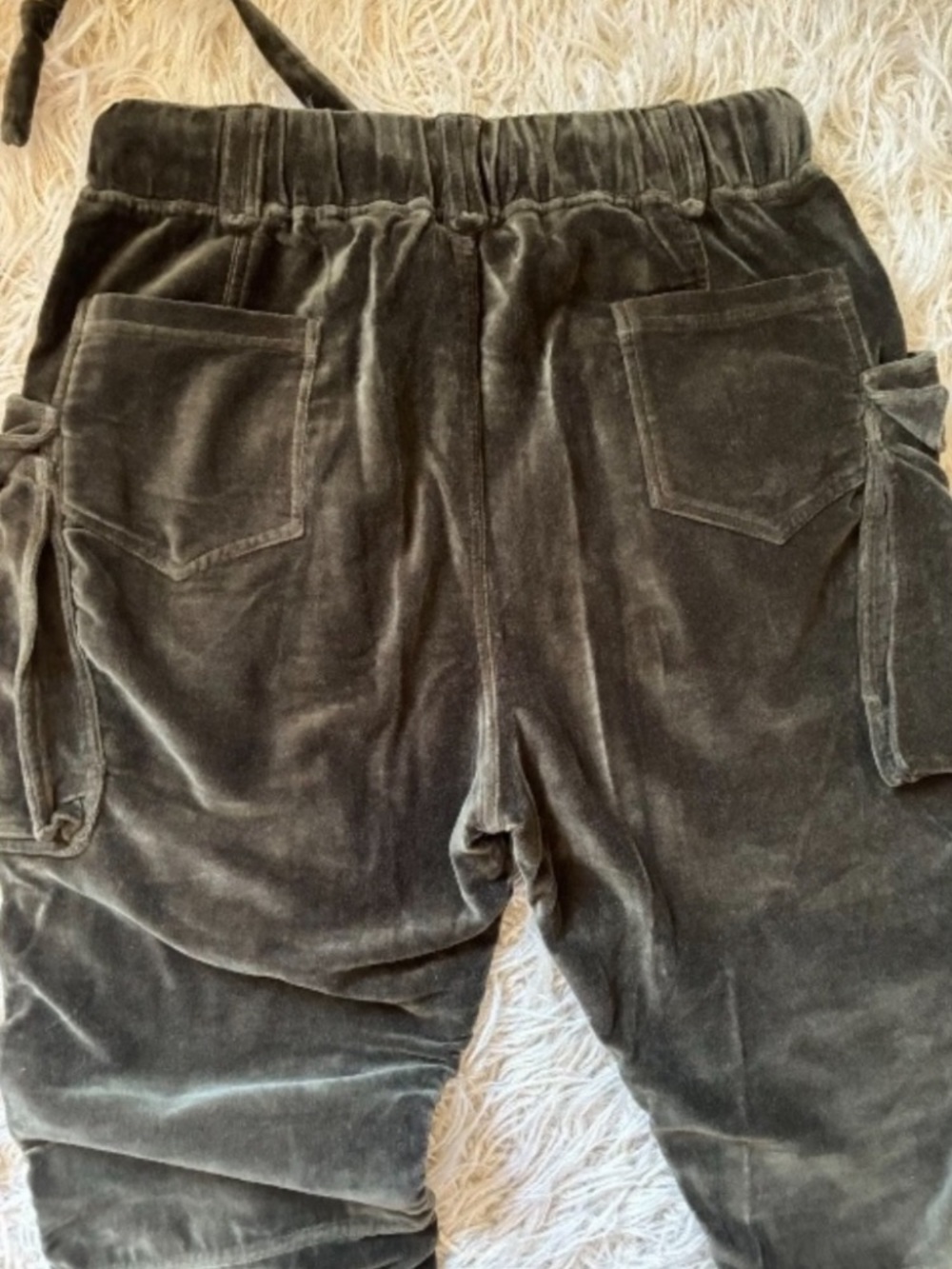 Free People Nicholas K Velour Utility Pants Small NWOT - Picture 6 of 7